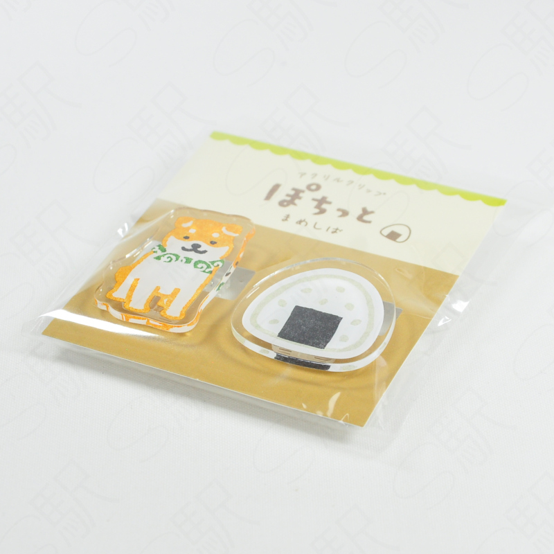 Furukawashiko Die-Cut Acrylic Clip Set [AC-PM] - Dog Rice Ball